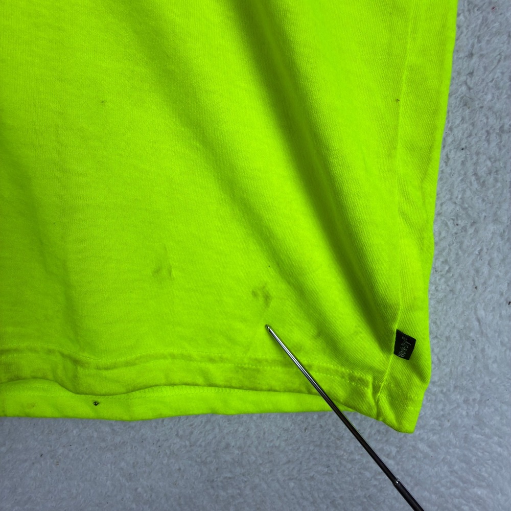 Carhartt Mens Work-Dry Short Sleeve Pocket T-Shirt Neon Yellow Green Large L NWT - Picture 16 of 16